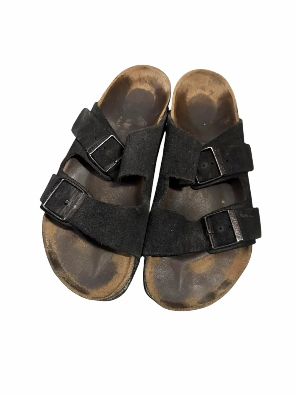 Birkenstock Arizona Black Suede Sandals